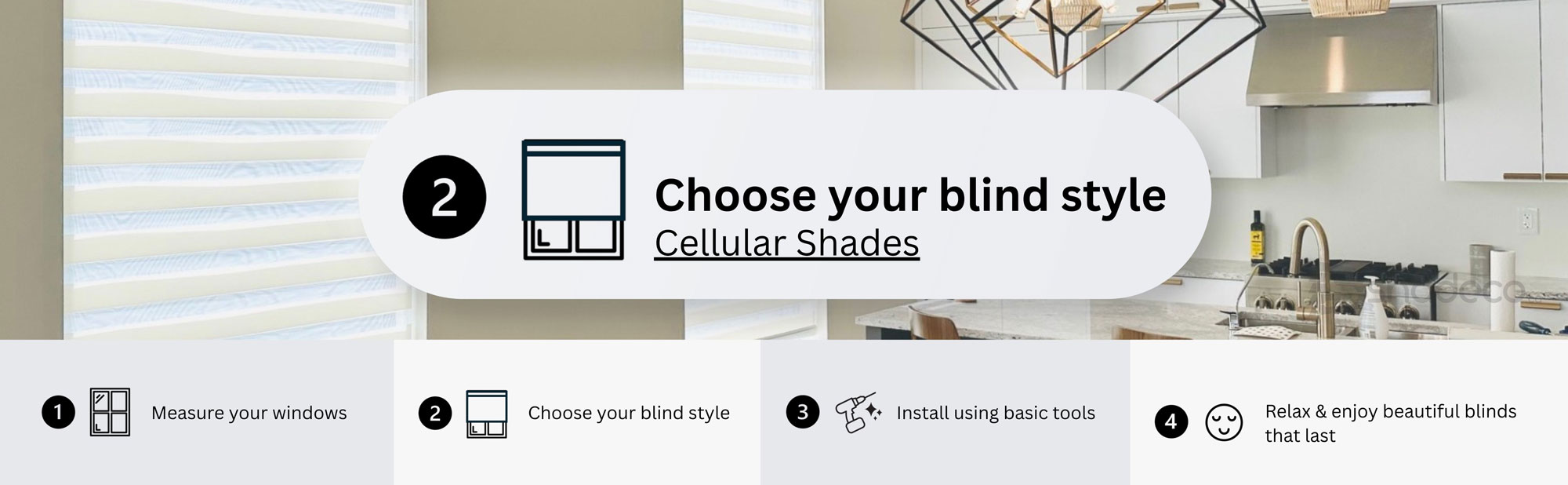 Cellular Shades Header